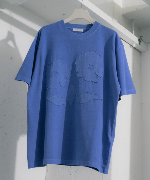 SENSE OF PLACE by URBAN RESEARCH(センスオブプレイスバイアーバンリサーチ)の「『ユニセックス』フェードポップアートフラワーTシャツ(5分袖)(Tシャツ/カットソー・メンズ・ブラック/イエロー/ロイヤルブルー・MEDIUM/LARGE)」の3枚目の写真