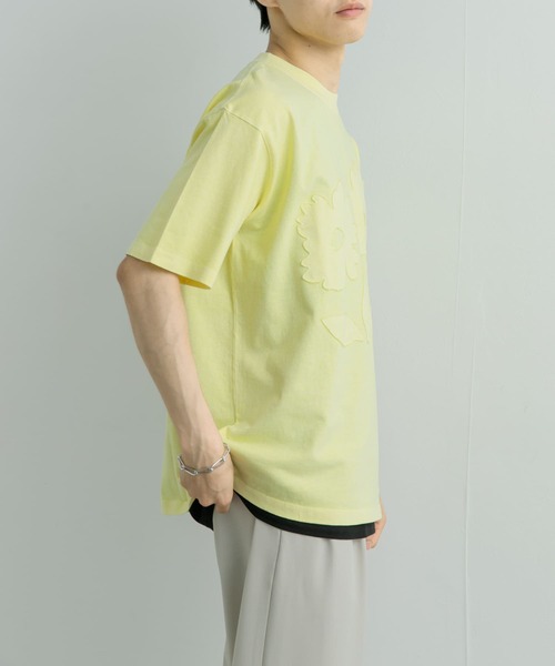 SENSE OF PLACE by URBAN RESEARCH(センスオブプレイスバイアーバンリサーチ)の「『ユニセックス』フェードポップアートフラワーTシャツ(5分袖)(Tシャツ/カットソー・メンズ・ブラック/イエロー/ロイヤルブルー・MEDIUM/LARGE)」の12枚目の写真