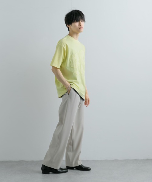 SENSE OF PLACE by URBAN RESEARCH(センスオブプレイスバイアーバンリサーチ)の「『ユニセックス』フェードポップアートフラワーTシャツ(5分袖)(Tシャツ/カットソー・メンズ・ブラック/イエロー/ロイヤルブルー・MEDIUM/LARGE)」の17枚目の写真