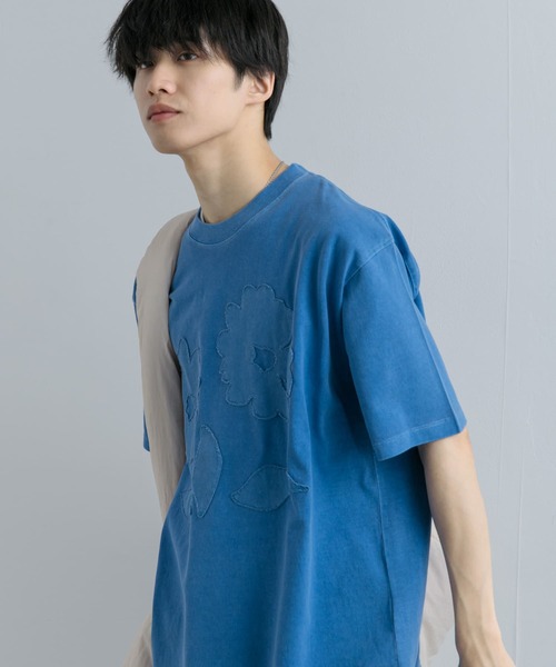 SENSE OF PLACE by URBAN RESEARCH(センスオブプレイスバイアーバンリサーチ)の「『ユニセックス』フェードポップアートフラワーTシャツ(5分袖)(Tシャツ/カットソー・メンズ・ブラック/イエロー/ロイヤルブルー・MEDIUM/LARGE)」の19枚目の写真