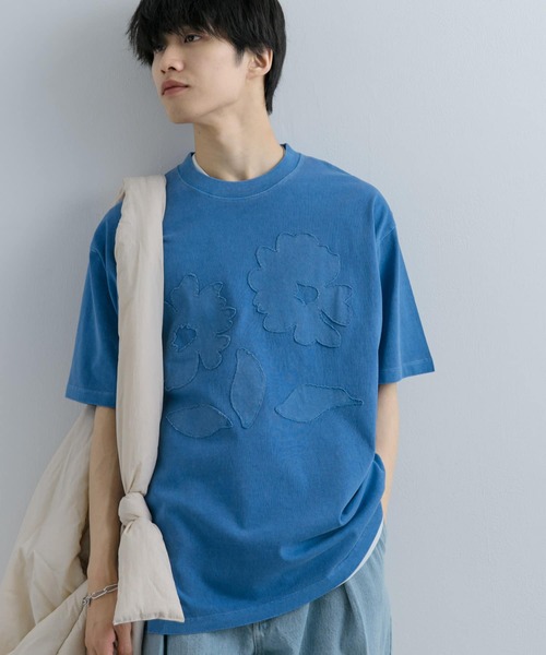 SENSE OF PLACE by URBAN RESEARCH(センスオブプレイスバイアーバンリサーチ)の「『ユニセックス』フェードポップアートフラワーTシャツ(5分袖)(Tシャツ/カットソー・メンズ・ブラック/イエロー/ロイヤルブルー・MEDIUM/LARGE)」の20枚目の写真