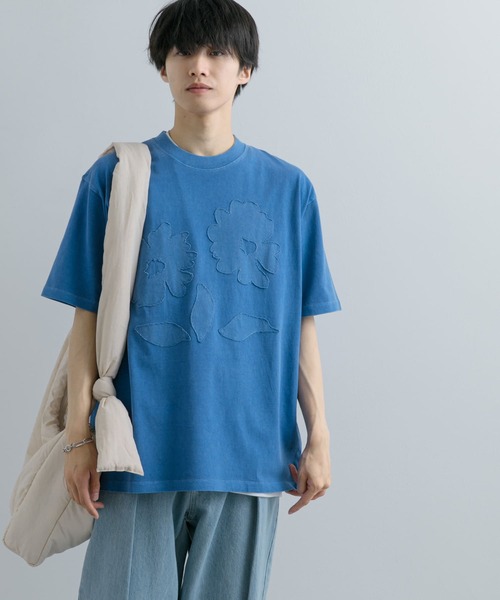 SENSE OF PLACE by URBAN RESEARCH(センスオブプレイスバイアーバンリサーチ)の「『ユニセックス』フェードポップアートフラワーTシャツ(5分袖)(Tシャツ/カットソー・メンズ・ブラック/イエロー/ロイヤルブルー・MEDIUM/LARGE)」の21枚目の写真