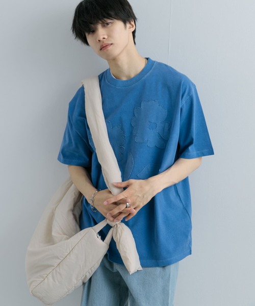 SENSE OF PLACE by URBAN RESEARCH(センスオブプレイスバイアーバンリサーチ)の「『ユニセックス』フェードポップアートフラワーTシャツ(5分袖)(Tシャツ/カットソー・メンズ・ブラック/イエロー/ロイヤルブルー・MEDIUM/LARGE)」の22枚目の写真