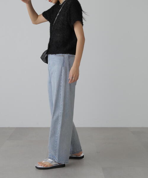 FREE'S MART（フリーズマート）の「◆フロントボタンカットジャガードブラウス（シャツ/ブラウス・レディース・ブラック/グレー/ホワイト/グリーン・FREE）」の15枚目の写真