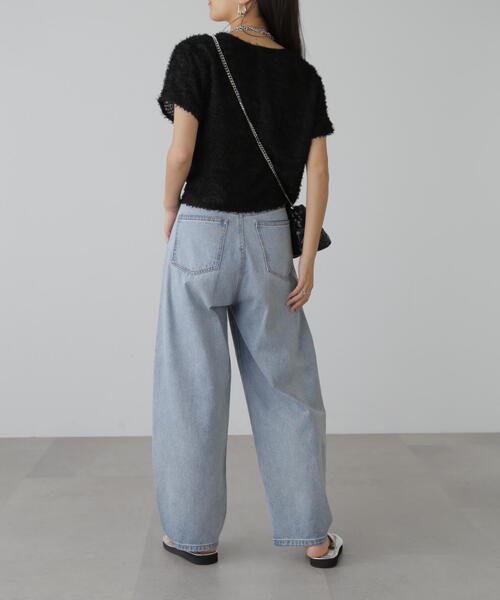 FREE'S MART（フリーズマート）の「◆フロントボタンカットジャガードブラウス（シャツ/ブラウス・レディース・ブラック/グレー/ホワイト/グリーン・FREE）」の17枚目の写真