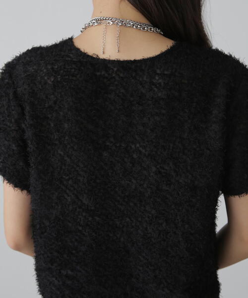 FREE'S MART（フリーズマート）の「◆フロントボタンカットジャガードブラウス（シャツ/ブラウス・レディース・ブラック/グレー/ホワイト/グリーン・FREE）」の21枚目の写真