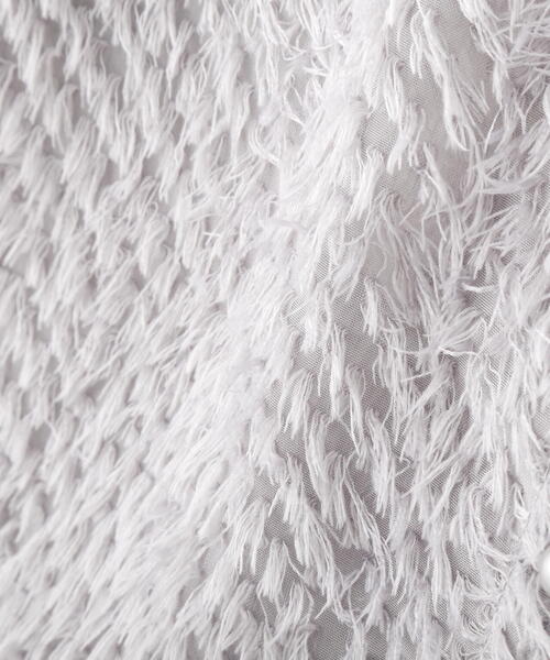 FREE'S MART（フリーズマート）の「◆フロントボタンカットジャガードブラウス（シャツ/ブラウス・レディース・ブラック/グレー/ホワイト/グリーン・FREE）」の13枚目の写真