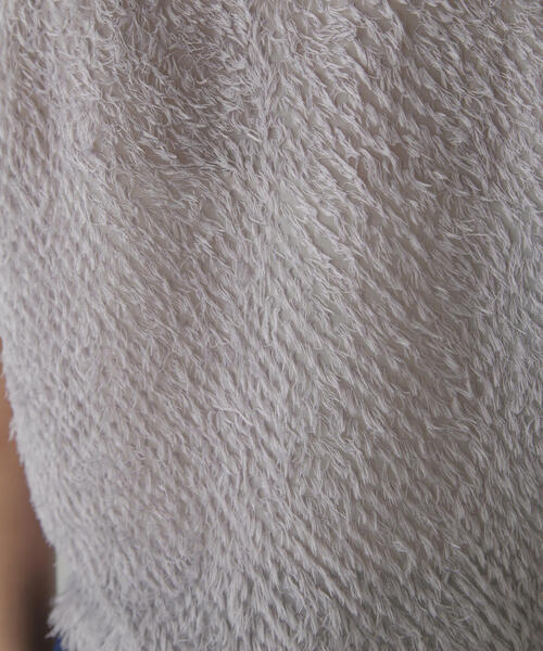 FREE'S MART（フリーズマート）の「◆フロントボタンカットジャガードブラウス（シャツ/ブラウス・レディース・ブラック/グレー/ホワイト/グリーン・FREE）」の14枚目の写真