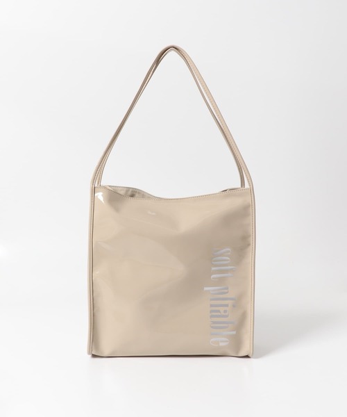 SENSE OF PLACE by URBAN RESEARCH（センスオブプレイスバイアーバンリサーチ）の「エナメルトートバッグ（トートバッグ・レディース・ブラック/アイボリー/ベージュ・ONE）」の15枚目の写真