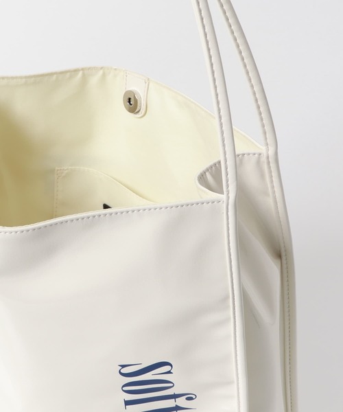 SENSE OF PLACE by URBAN RESEARCH（センスオブプレイスバイアーバンリサーチ）の「エナメルトートバッグ（トートバッグ・レディース・ブラック/アイボリー/ベージュ・ONE）」の19枚目の写真