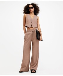 DERI LYN LINEN BLEND TROUSERS | DERI LYN リネン ブレンド トラウザー