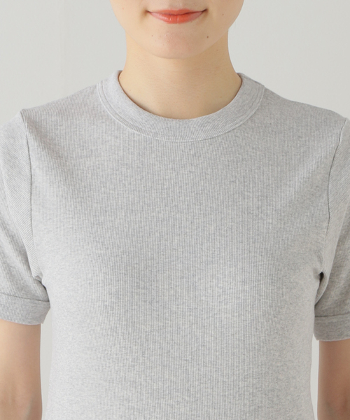 U by SPICK&SPAN(ユーバイスピックアンドスパン)の「≪追加≫【Hanes / ヘインズ】 BEEFYリブクルーネックTシャツ2(Tシャツ/カットソー・レディース・ブラック・FREE)」の11枚目の写真