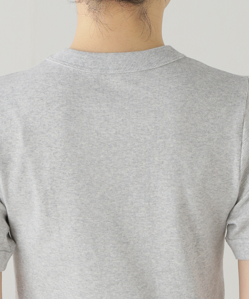 U by SPICK&SPAN(ユーバイスピックアンドスパン)の「≪追加≫【Hanes / ヘインズ】 BEEFYリブクルーネックTシャツ2(Tシャツ/カットソー・レディース・ブラック・FREE)」の12枚目の写真
