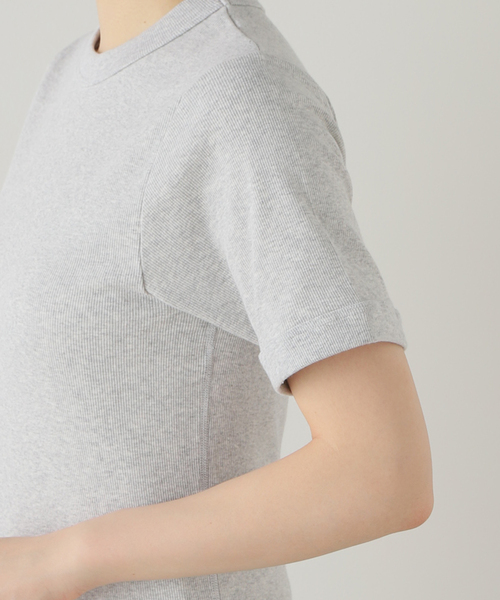 U by SPICK&SPAN(ユーバイスピックアンドスパン)の「≪追加≫【Hanes / ヘインズ】 BEEFYリブクルーネックTシャツ2(Tシャツ/カットソー・レディース・ブラック・FREE)」の13枚目の写真