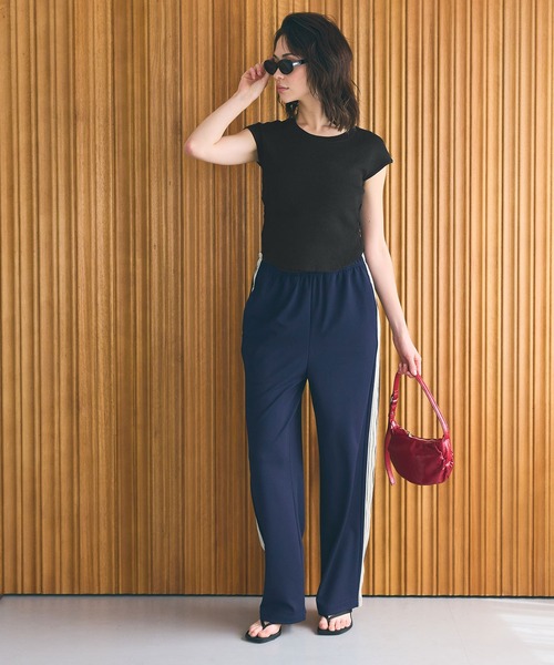 セール】【WEB限定セール】サイドギャザートップス（Tシャツ