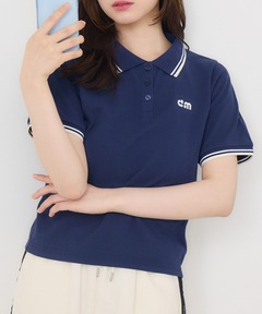 トミージーンズ✳︎M クロップドバッジショートスリーブポロシャツ TOMMY HILFIGER｜クロップドバッジショートスリーブポロシャツ