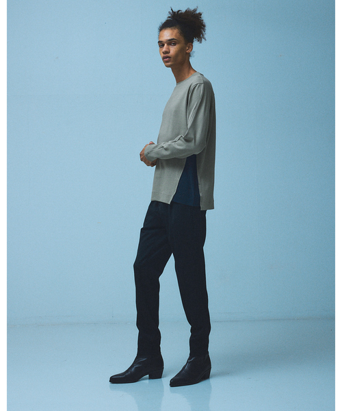 5351 POUR LES HOMMES（ゴーサンゴーイチプールオム）の「フィブリル ロングスリーブ Tシャツ（Tシャツ/カットソー・メンズ・ホワイト/グレー/ブラック・44/46/48/50）」の18枚目の写真