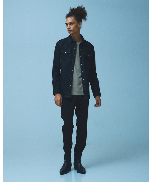 5351 POUR LES HOMMES（ゴーサンゴーイチプールオム）の「フィブリル ロングスリーブ Tシャツ（Tシャツ/カットソー・メンズ・ホワイト/グレー/ブラック・44/46/48/50）」の19枚目の写真