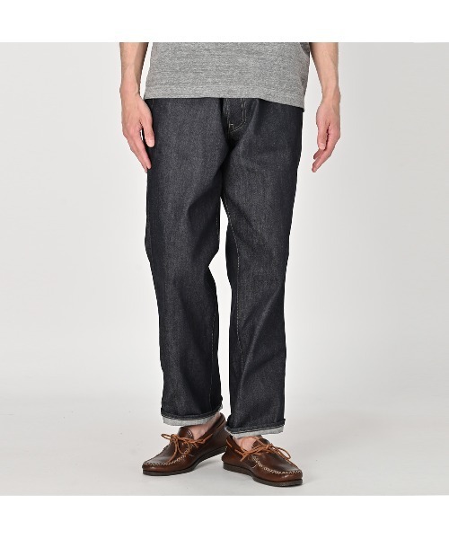 45R（フォーティファイブアール）の「ライ麦デニムのクロスビー5（一張羅)（デニムパンツ・レディース・インディゴブルー・29inch/30inch/32inch/28inch/34inch）」の8枚目の写真