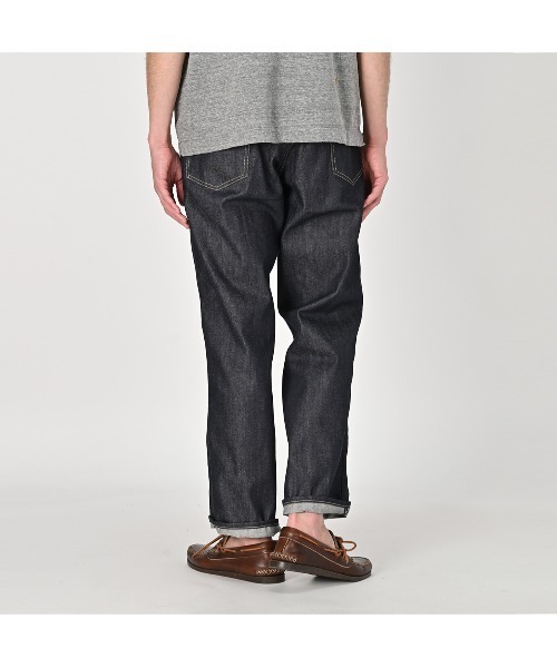 45R（フォーティファイブアール）の「ライ麦デニムのクロスビー5（一張羅)（デニムパンツ・レディース・インディゴブルー・29inch/30inch/32inch/28inch/34inch）」の10枚目の写真