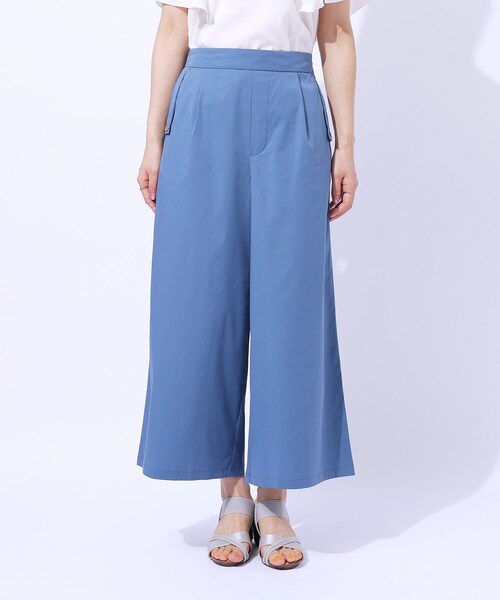 DRESKIP（ドレスキップ）の「◆【UV/8分丈】低身長さんにも 金ボタンがアクセント フラップポケットパンツ（その他パンツ・レディース・ブラック/ダークオリーブ/ブルー・02/03/04）」の16枚目の写真