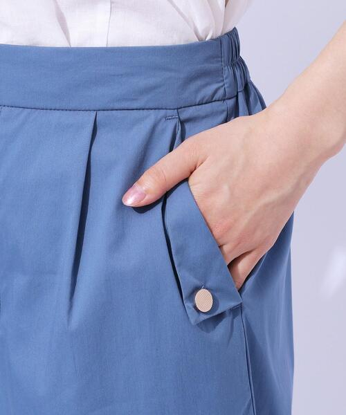 DRESKIP（ドレスキップ）の「◆【UV/8分丈】低身長さんにも 金ボタンがアクセント フラップポケットパンツ（その他パンツ・レディース・ブラック/ダークオリーブ/ブルー・02/03/04）」の20枚目の写真