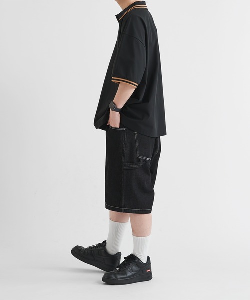 kutir(クティール)の「リブラインバイカラーTシャツ(Tシャツ/カットソー・メンズ・ブラック/ネイビー/オートミール・MEDIUM/LARGE)」の19枚目の写真