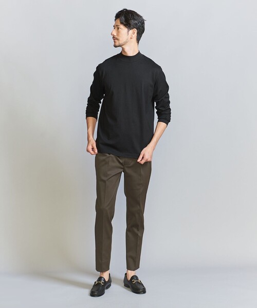 新品 XL 2枚 BEAUTY&YOUTH クリア ガスコットン モックネック WEB限定 WARDROBE SMART】クリア ガスコットン ヘンリーネック