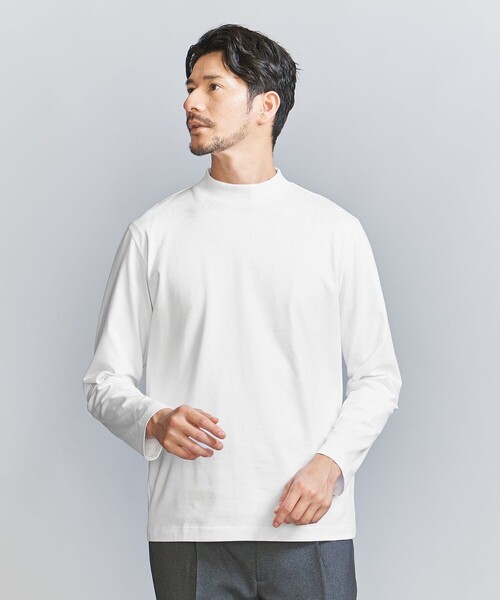 絶妙なデザイン WARDROBE WEB限定 SMART】クリア モックネック ガスコットン メンズウェア