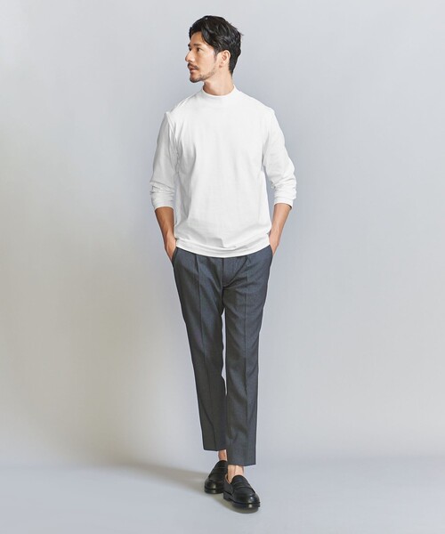 美中古4枚セット クリア ガスコットン モックネック カットソー「抗菌・防臭」 Amazon | [ビューティー&ユース ユナイテッドアローズ] WEB限定