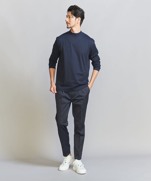 Camoshita UNITED ARROWS モックネック　濃紺 ニット Camoshita UNITED ARROWS モックネック 濃紺 ニット