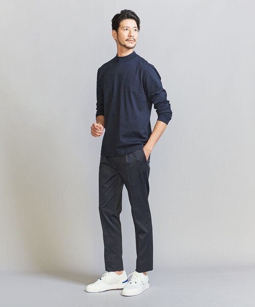 ユナイテッドアローズ　モックネックシャツ BEAUTY＆YOUTH UNITED ARROWS tシャツ 「WEB限定 WARDROBE SMART