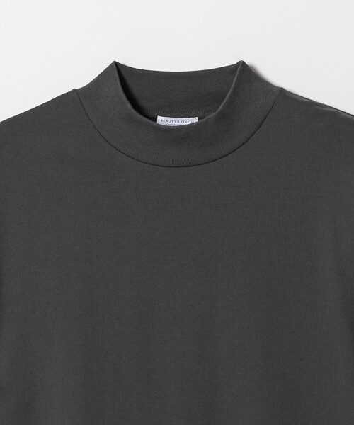 WEB限定 WARDROBE SMART】クリア ガスコットン モックネック