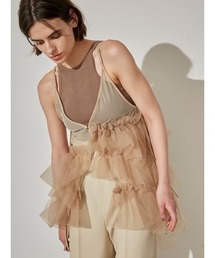 フリルチュール2WAYトップス