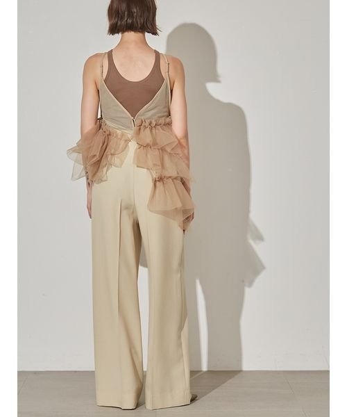 【今だけ値下げ！未使用タグ付き】styling/ フリルチュール2wayトップス styling/（スタイリング）の「フリルチュール2WAYトップス