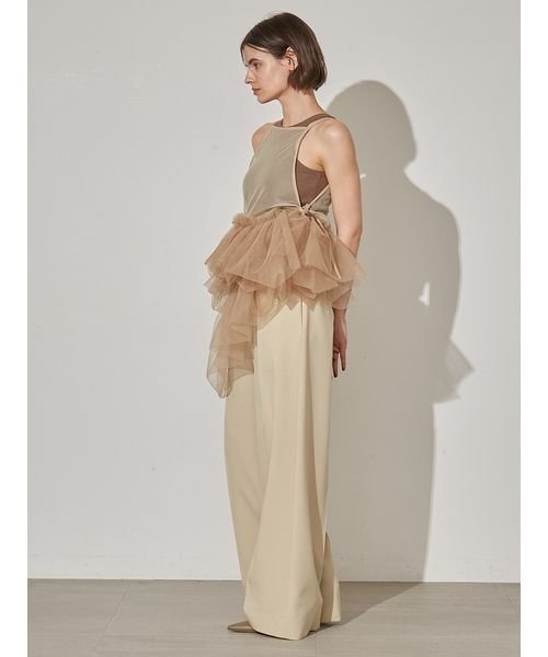 最終値下げ❗️styling/フリルチュール2WAYトップス 最終値下げ❗️styling/フリルチュール2WAYトップス - メルカリ