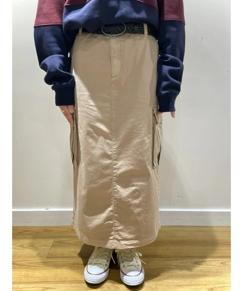 [ JEANS] ユーティリティミディスカート ★人気★ ユーティリティミディスカート | トミー ジーンズ | トミー