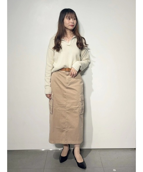 [ JEANS] ユーティリティミディスカート ★人気★ ユーティリティミディスカート | トミー ジーンズ | トミー