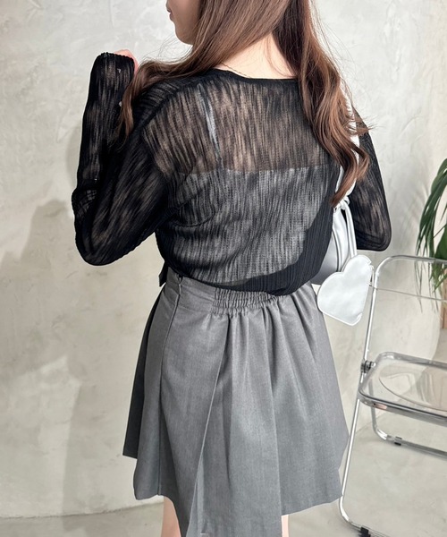 one after another NICE CLAUP（ワンアフターアナザーナイスクラップ）の「プリーツミニスカート【S/Mサイズ】（スカート・レディース・ベージュ系その他/杢グレー/ブラウン系その他/ブラック・MEDIUM/SMALL）」の18枚目の写真