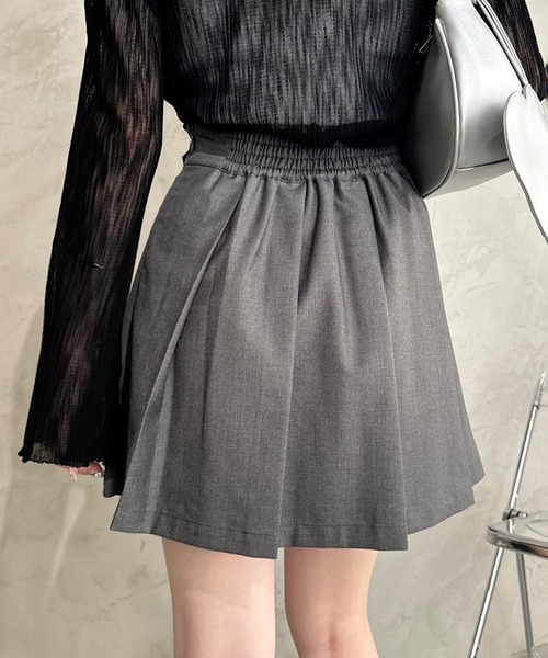one after another NICE CLAUP（ワンアフターアナザーナイスクラップ）の「プリーツミニスカート【S/Mサイズ】（スカート・レディース・ベージュ系その他/杢グレー/ブラウン系その他/ブラック・MEDIUM/SMALL）」の16枚目の写真