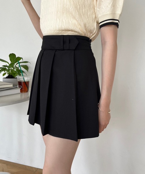 one after another NICE CLAUP（ワンアフターアナザーナイスクラップ）の「プリーツミニスカート【S/Mサイズ】（スカート・レディース・ベージュ系その他/杢グレー/ブラウン系その他/ブラック・MEDIUM/SMALL）」の22枚目の写真