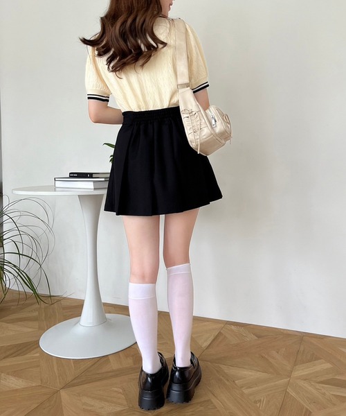 one after another NICE CLAUP（ワンアフターアナザーナイスクラップ）の「プリーツミニスカート【S/Mサイズ】（スカート・レディース・ベージュ系その他/杢グレー/ブラウン系その他/ブラック・MEDIUM/SMALL）」の21枚目の写真