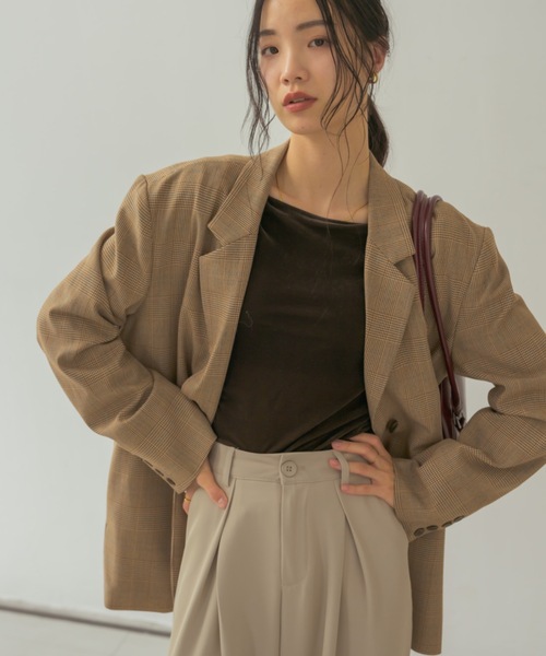 Whim Gazette ◆ 2025SS シアーベロアバックシャンカットソー シアーベロアバックシャンカットソー | Whim Gazette(ウィム ガゼット