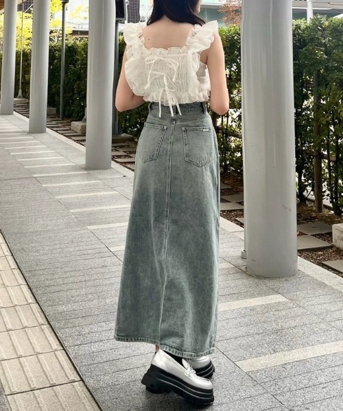 セール】シャーリングペプラムトップス（シャツ/ブラウス