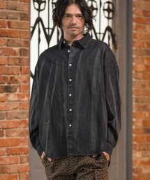 ms5771- Wrinkled 10oz Cotton Denim Shirts デニムシャツ