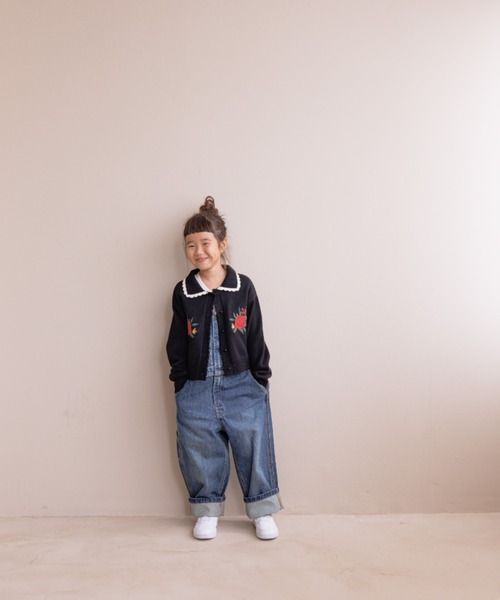 LOWRYS FARM（ローリーズファーム）の「ＣＯＮＥオーバーオール　 131394（サロペット/オーバーオール・キッズ・ワンウォッシュ/ブルー・150cm/140cm/130cm/120cm/110cm）」の10枚目の写真