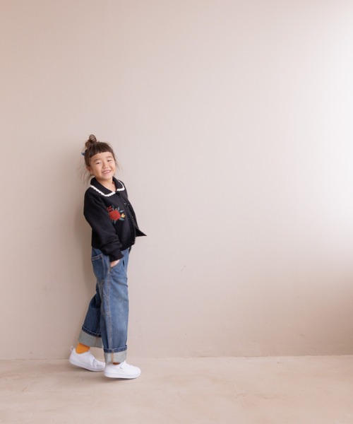 LOWRYS FARM（ローリーズファーム）の「ＣＯＮＥオーバーオール　 131394（サロペット/オーバーオール・キッズ・ワンウォッシュ/ブルー・150cm/140cm/130cm/120cm/110cm）」の9枚目の写真