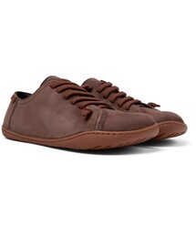 CAMPER ブラウン スエード フラットシューズ カンペール CAMPER JUNCTION / フラットシューズ （ダーク