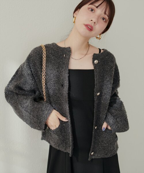 FUTATSUKUKURI\"素朴なニットジャケット\" カネコアヤノ 着用 ヴィジュアルにカネコアヤノ、「暮chic by futatsukukuri」が