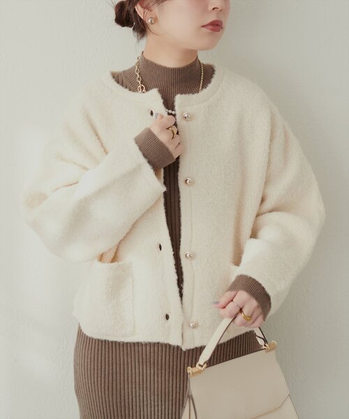 natural couture（ナチュラルクチュール）の「モコモコボア